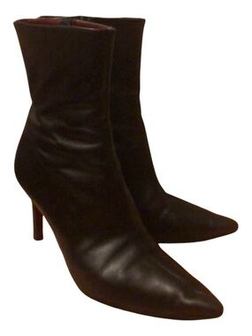 Gorgeous Black High Heeled Booties — Like New!
